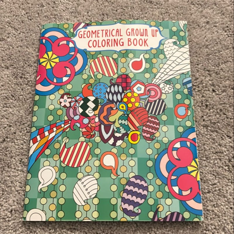 Geometrical coloring book