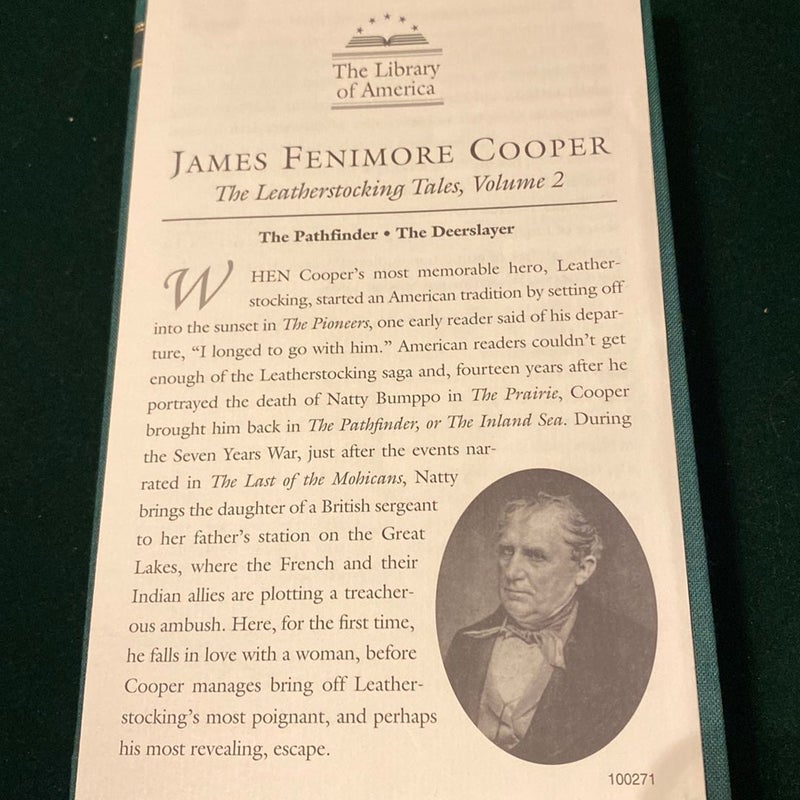 James Fenimore Cooper: the Leatherstocking Tales Vol. 2 (LOA #27)