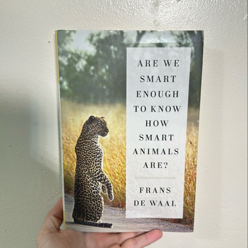 Are We Smart Enough to Know How Smart Animals Are?