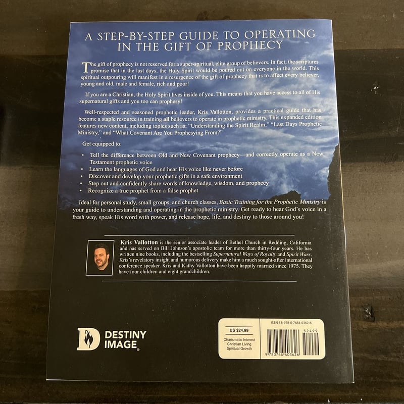 Basic Training for the Prophetic Ministry by Kris Vallotton, Paperback ...