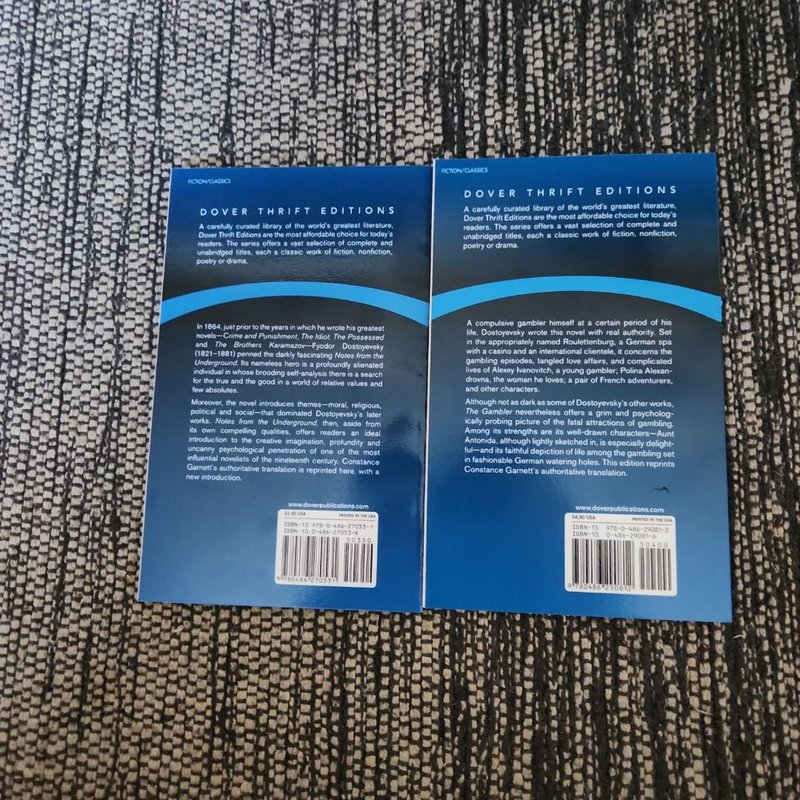 Notes from Underground; the Double