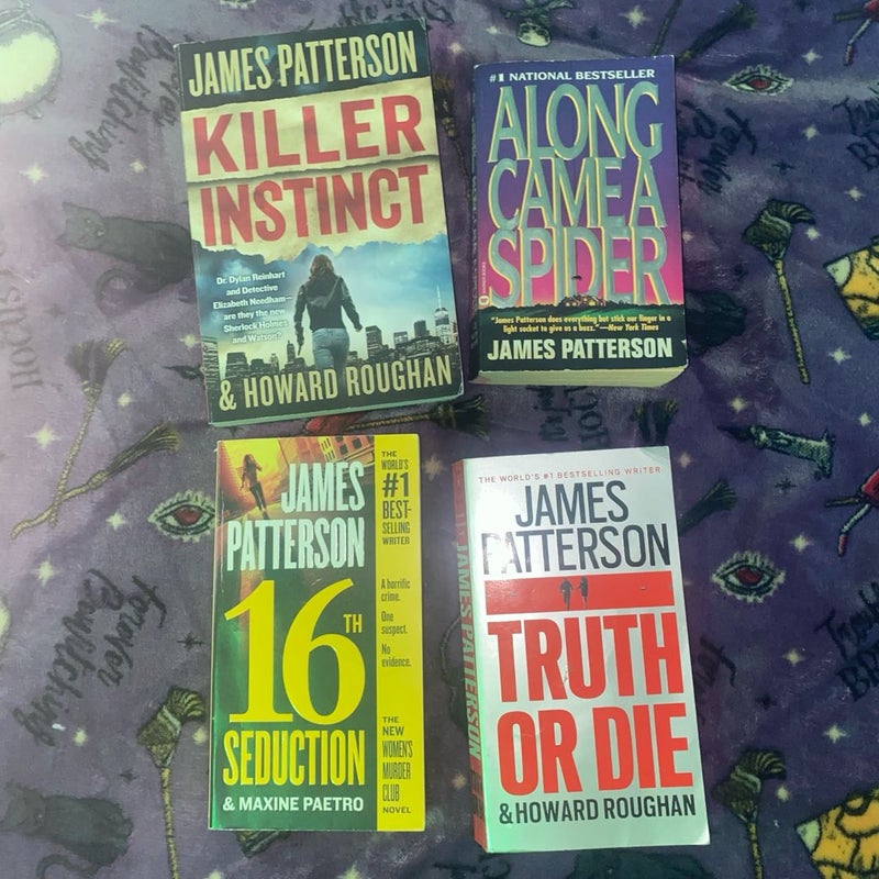 James Patterson book bundle 