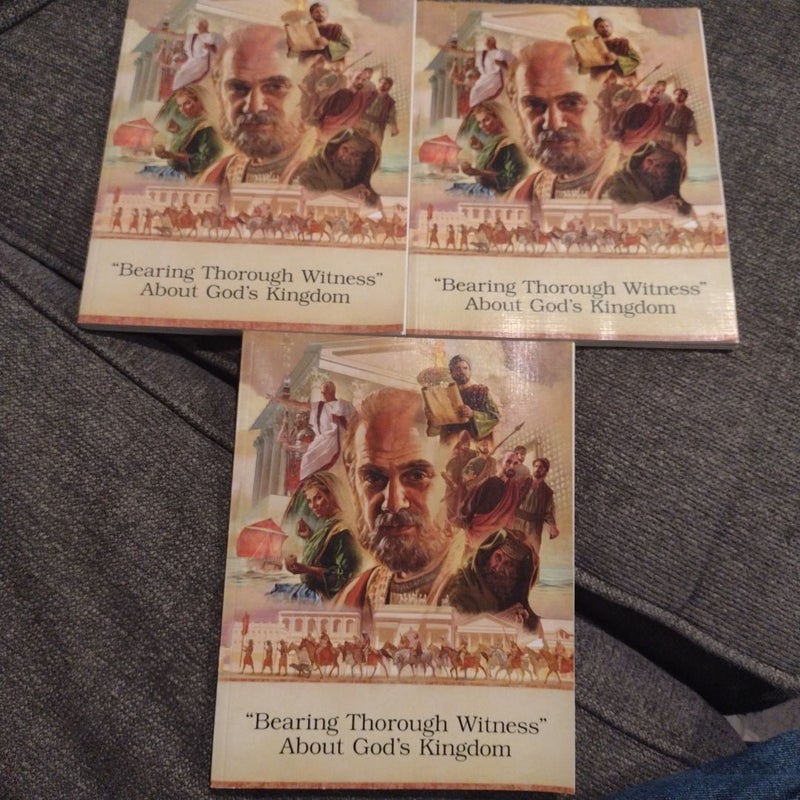 Bearing thorough witness about God's Kingdom (3 copy bundle)