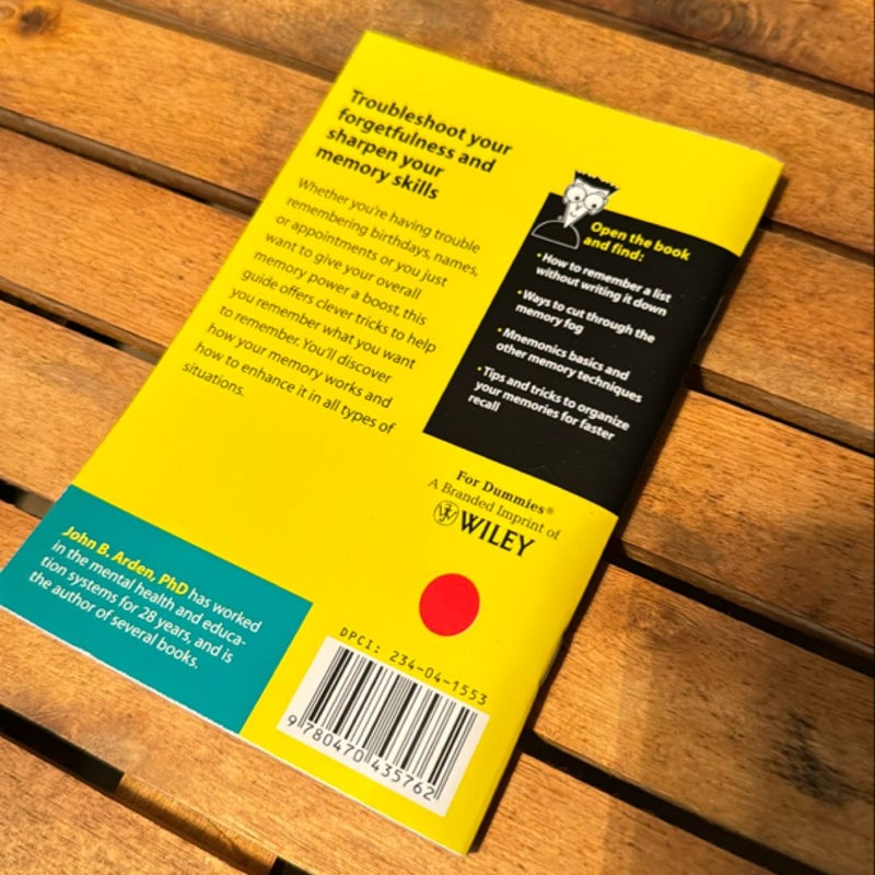 Improving Your Memory for Dummies