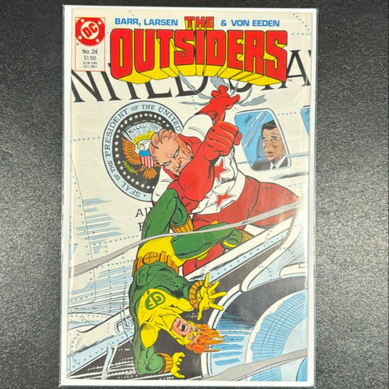 The Outsiders # 24 October 1987 DC Comics