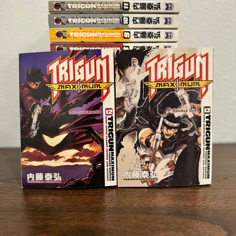 Trigun 1-2 & Trigun Maximum 1-14 Complete Sets • [Out of
