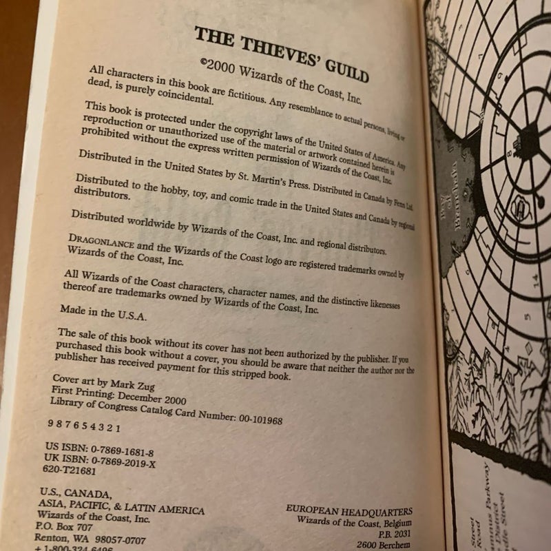 DragonLance: Complete Crossroads Series 1-5 Set: The Clandestine Circle, The Thieves’ Guild, Dragon’s Bluff, The Dragon Isles, The Middle of Nowhere, All First Edition First Printing