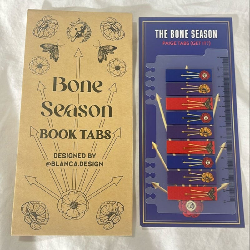 The Bone Season (book tabs)