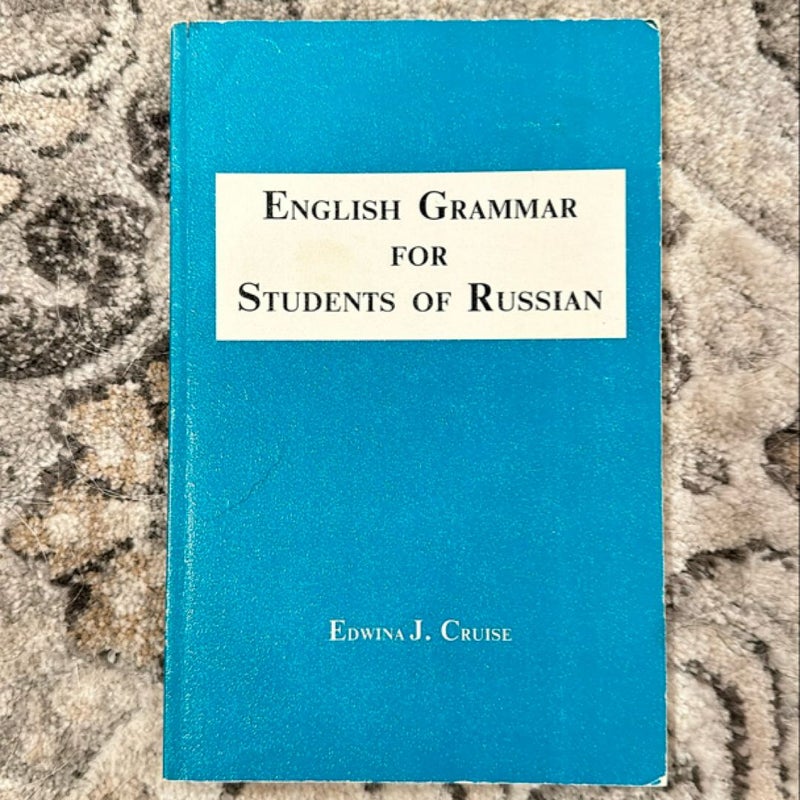 English Grammar for Studets of Russian