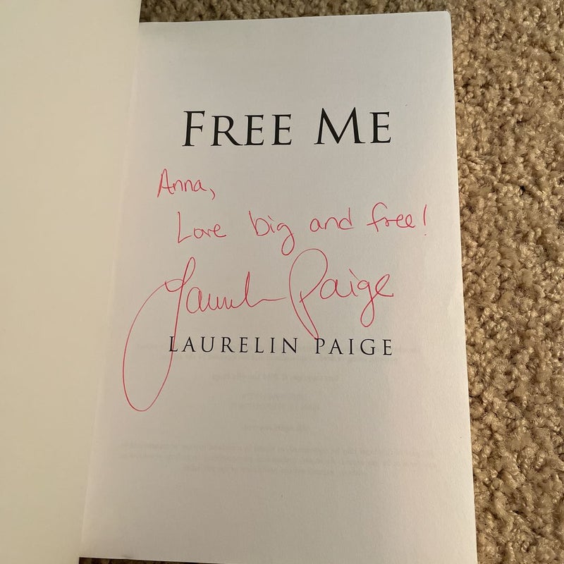 Free Me (original cover signed by the author)