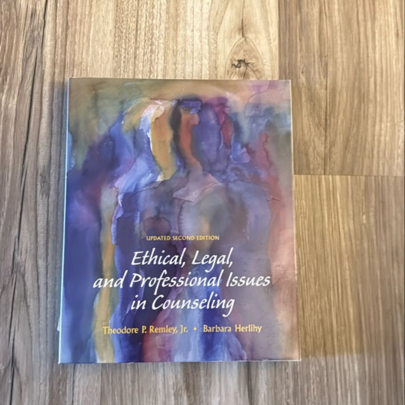 Ethical, Legal, and Professional Issues in Counseling