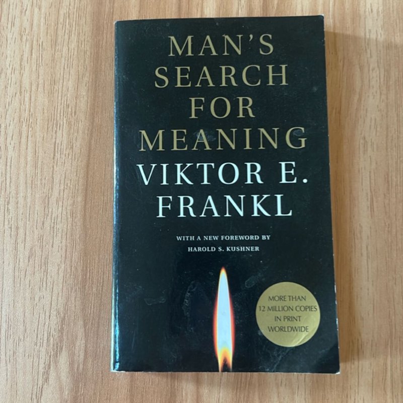 Man's Search for Meaning (OLD EDITION/OUT of PRINT)