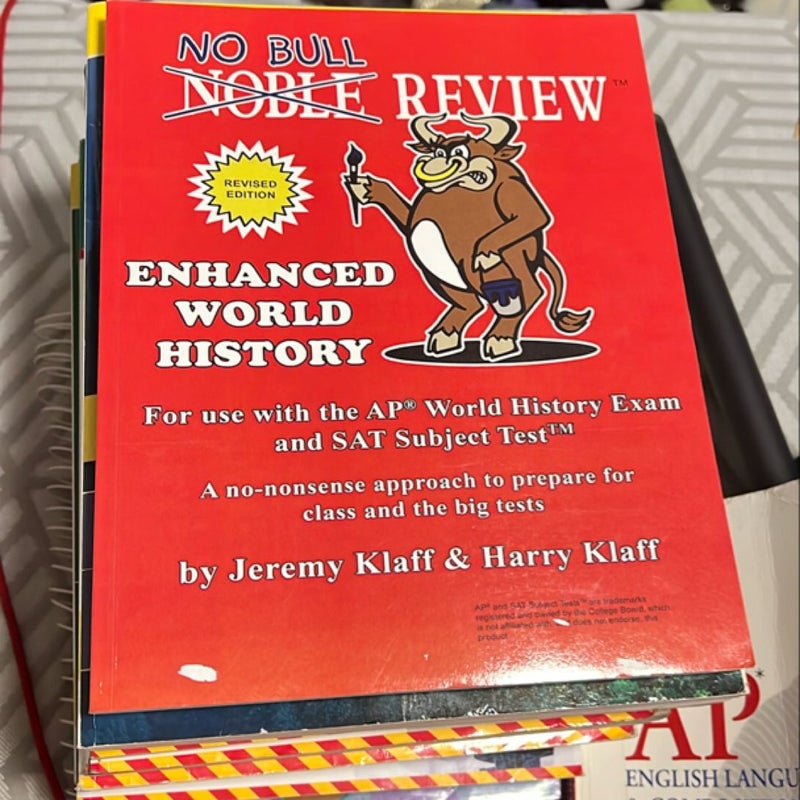 No Bull Review - for Use with the AP World History Exam and SAT Subject Test