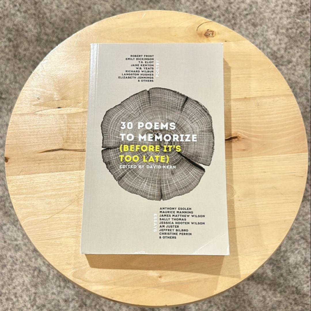 30 Poems to Memorize (Before It's Too Late)