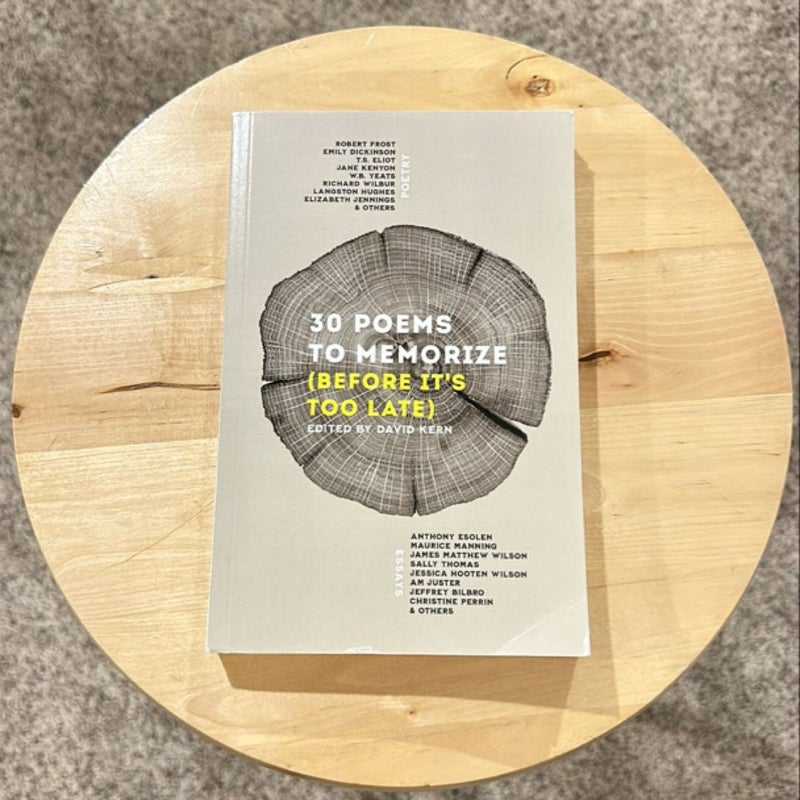 30 Poems to Memorize (Before It's Too Late)