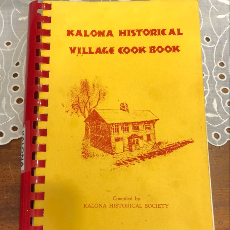 Kalona Historical Village Cook Book