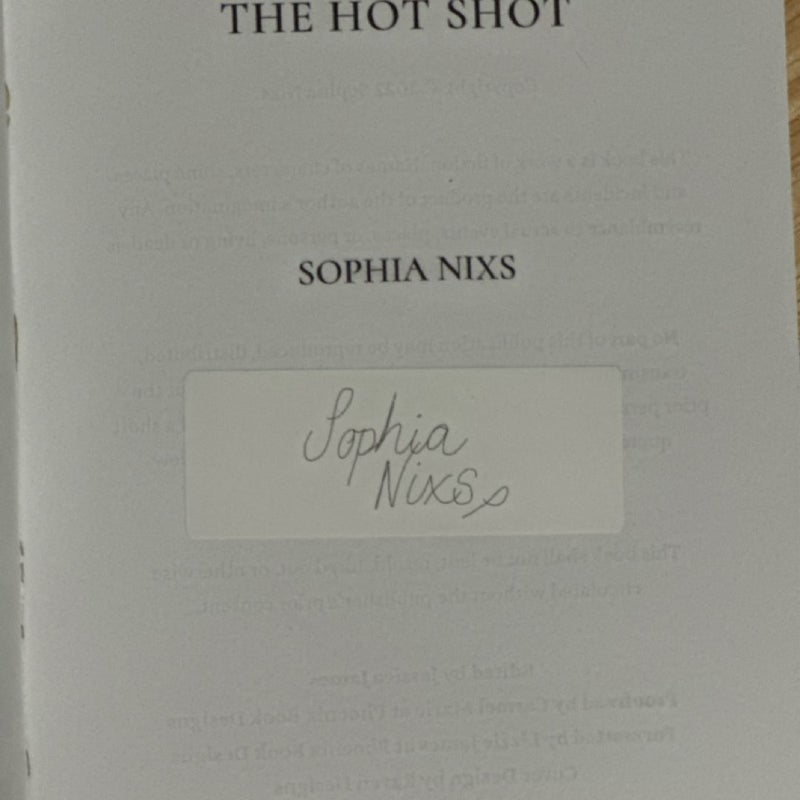 The Hot Shot C2C SE signed