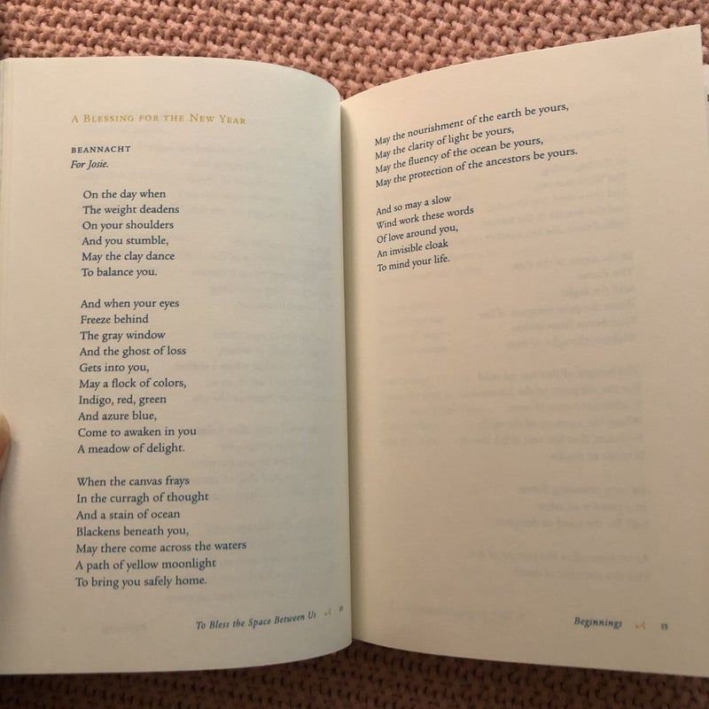 To Bless the Space Between Us