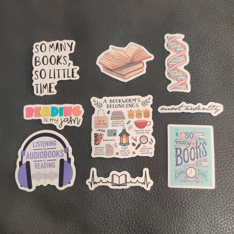Book-themed Stickers 10