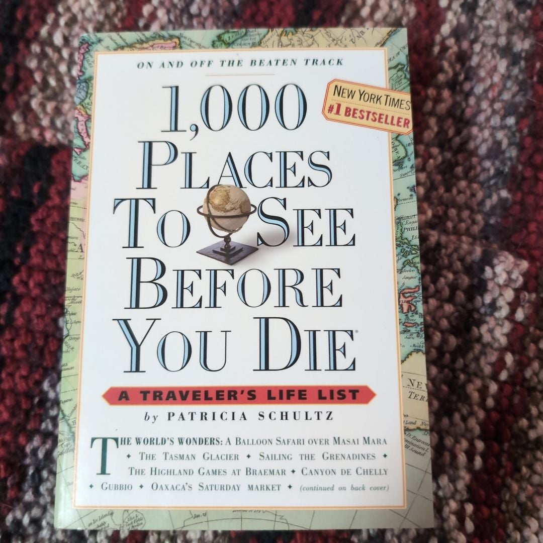 1000 Places To See In The USA And Canada Before You Die By Patricia Schultz First Printing - Israel
