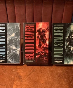 Warhammer: The Night Lords Trilogy: Soul Hunter, Blood Reaver, Void Stalker, All First Printing