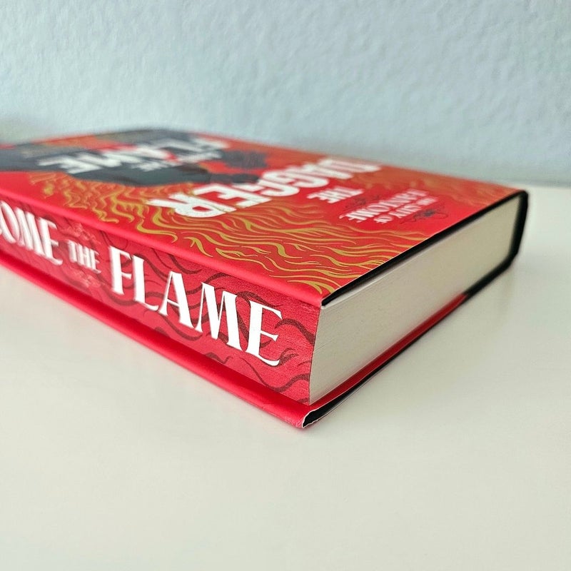 Waterstones The Dagger And The Flame Special Edition RED Sprayed Edge Become The Flame