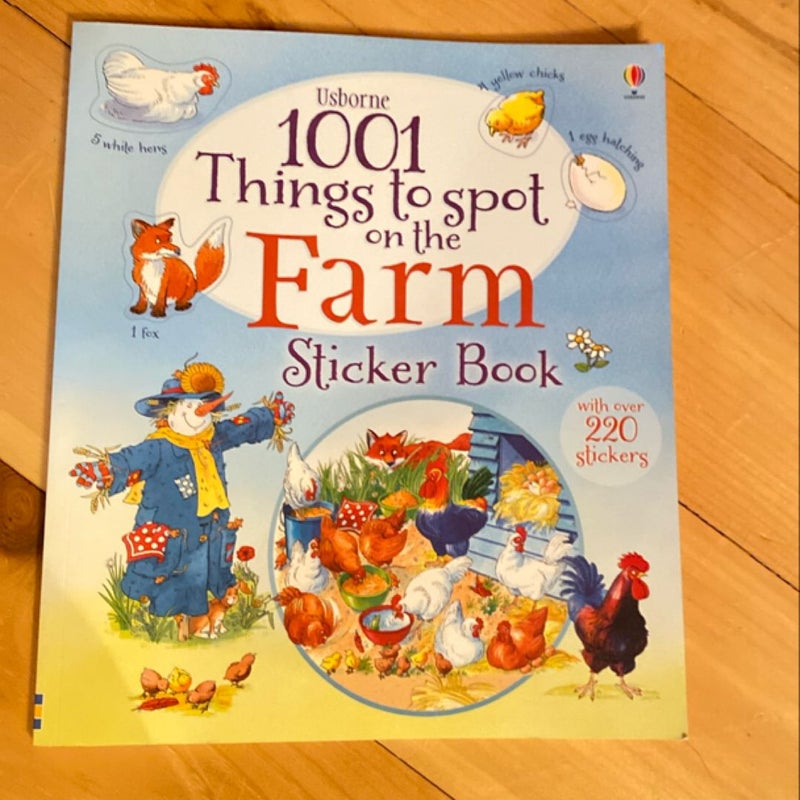 1001 Things to spot on the Farm Sticker Book