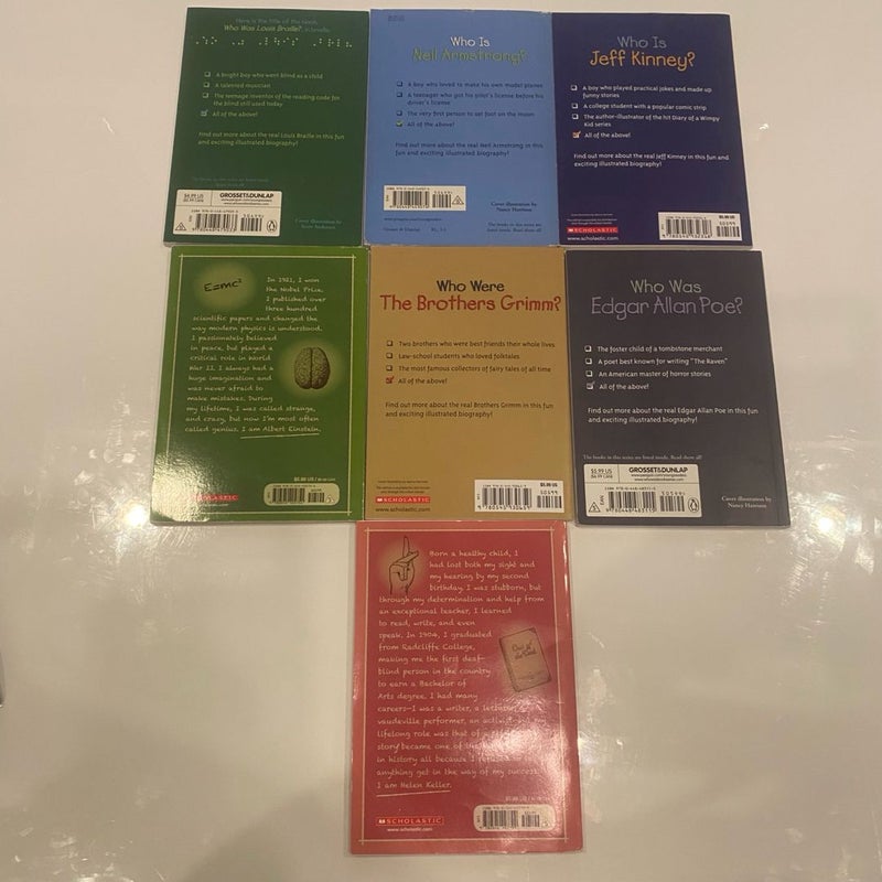 Who Is/Was Series Bundle - Set of 5 Books