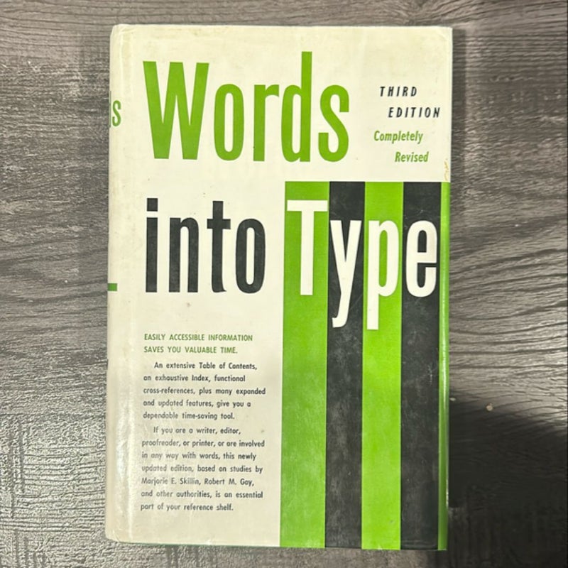 Words into Type