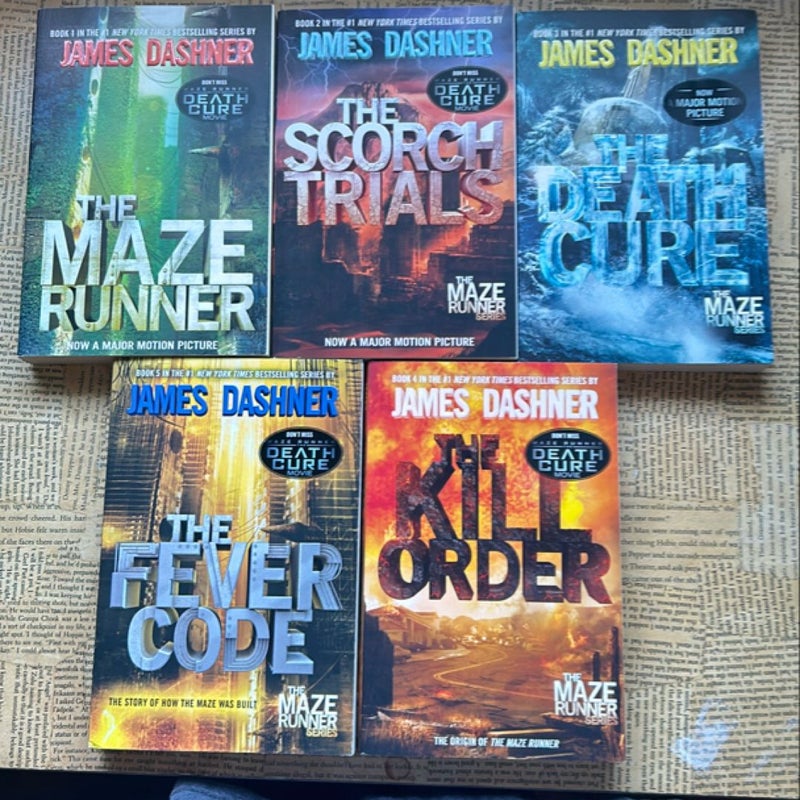 The Maze Runner, All 5 Books