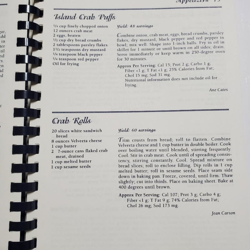 Treasured Recipes from St George Island