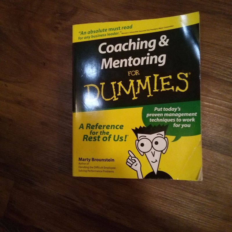 Coaching and Mentoring for Dummies