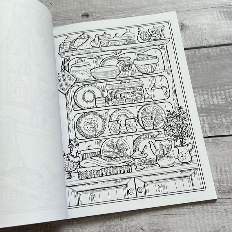 Creative Haven Home Sweet Home Coloring Book