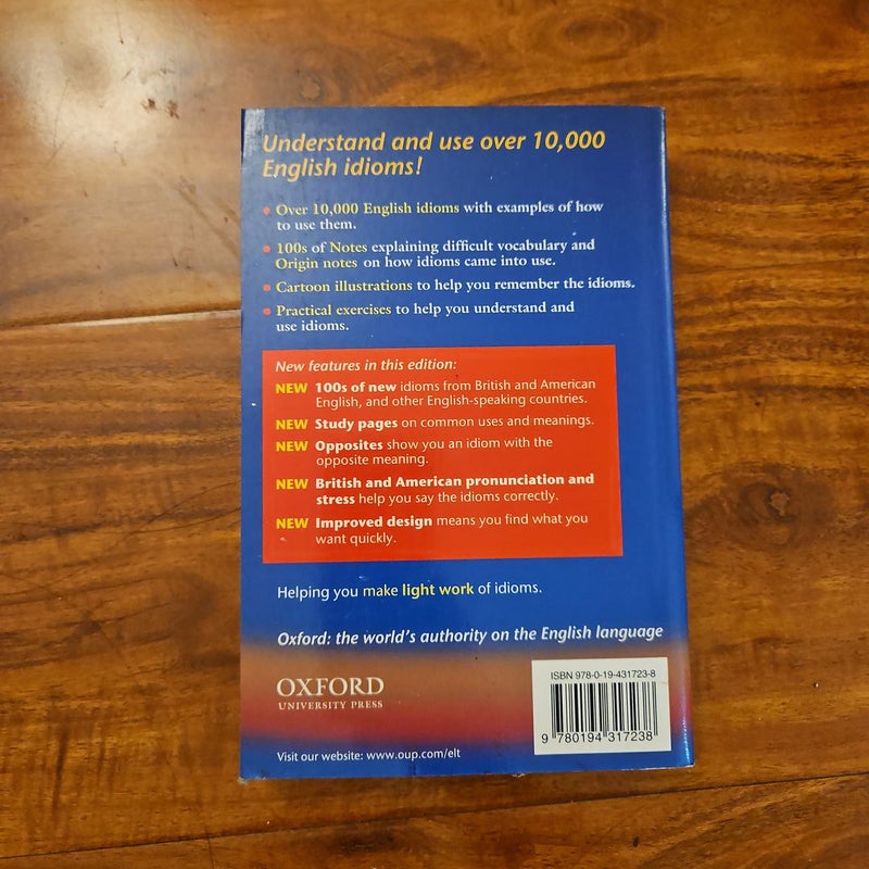 Oxford Idioms Dictionary by Dilys Parkinson