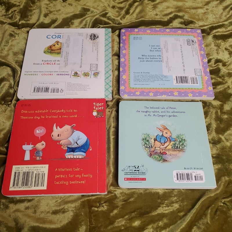 Bundle of 4 Children's Board Books