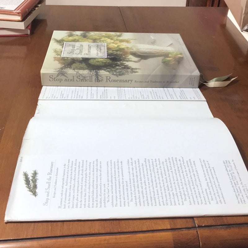 Stop and Smell the Rosemary  * 2002 4th printing 