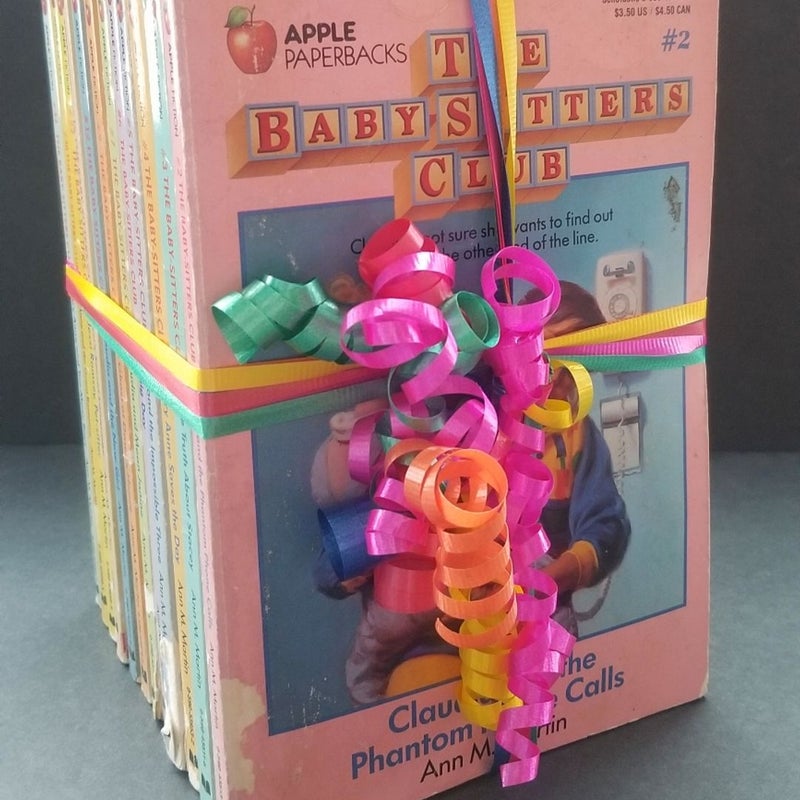 VINTAGE LOT 12 SCHOLASTIC ORIGINAL APPLE SERIES 1980s THE BABYSITTERS CLUB BOOKS