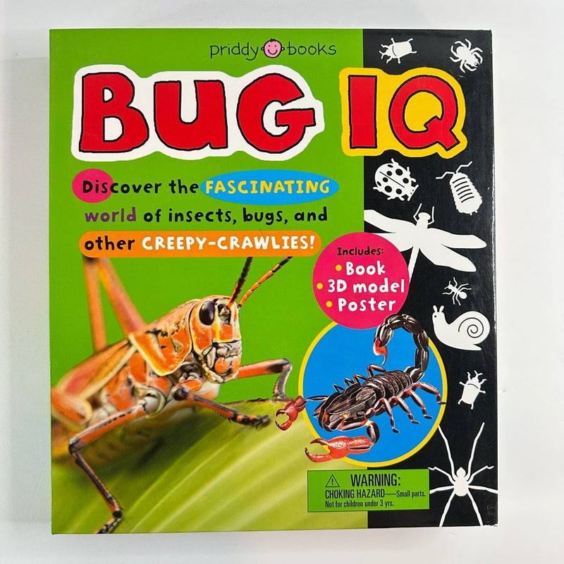 Bug IQ Box Set-Fact Book, 3D Model, and Poster-NEW