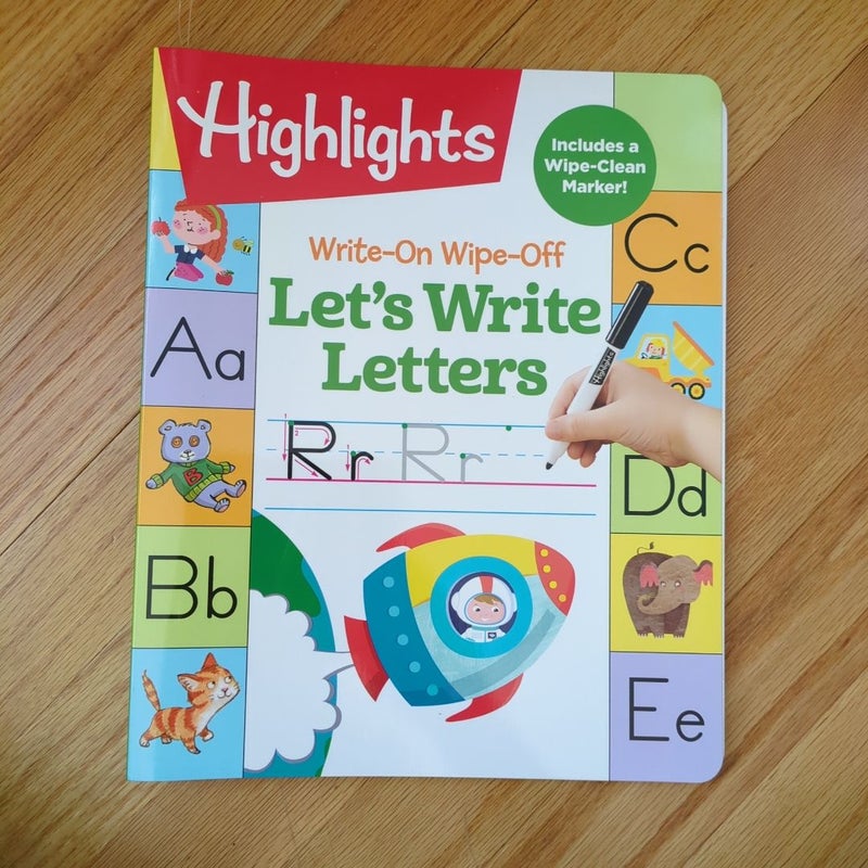Highlights Let's Write Letters Wipe-off