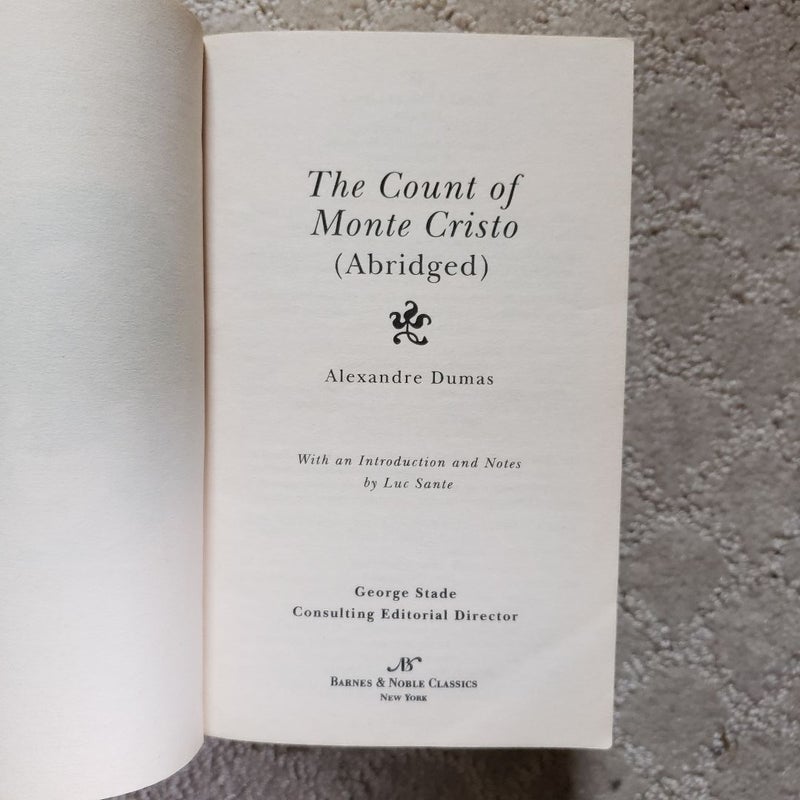 The Count of Monte Cristo (Barnes & Noble Classics Edition, 2004)