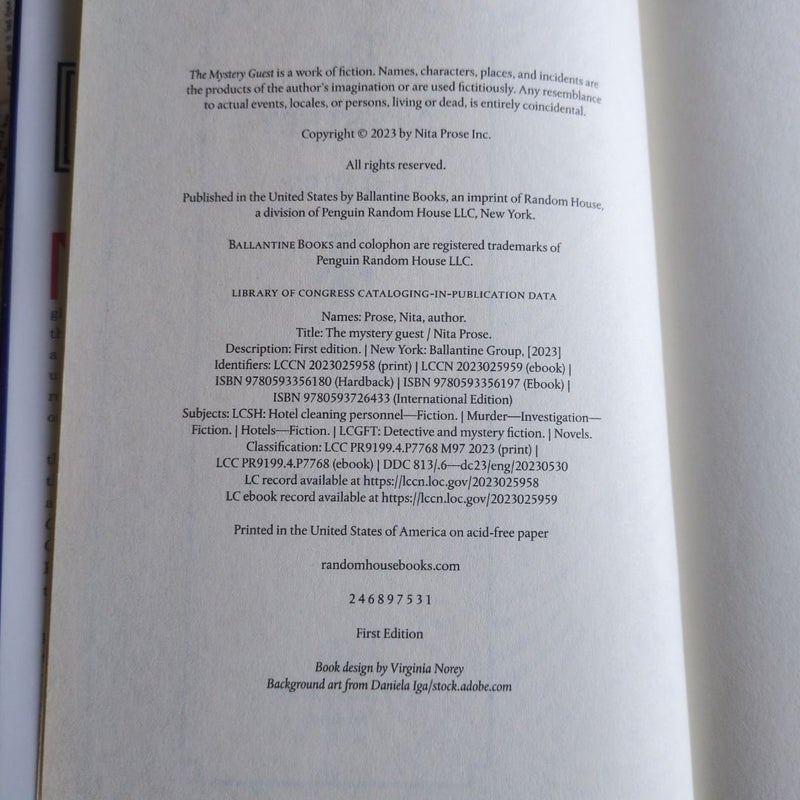 The Mystery Guest (First Edition)