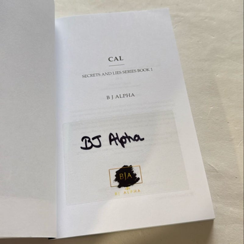 Cal - signed bookplate 