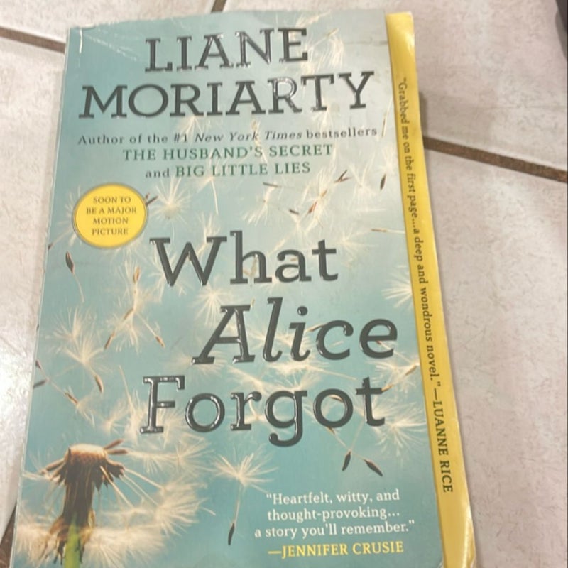 What Alice Forgot