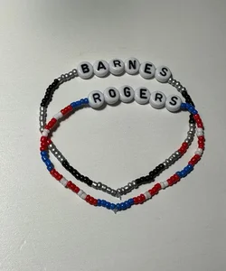 steve rogers & bucky barnes friendship bracelet 