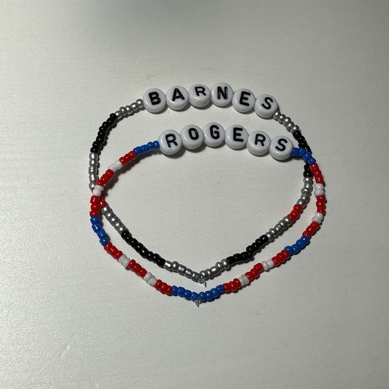 steve rogers & bucky barnes friendship bracelet 