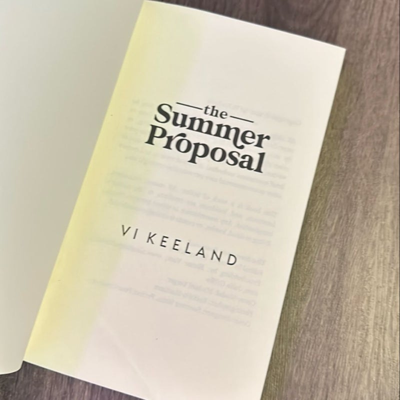 The Summer Proposal