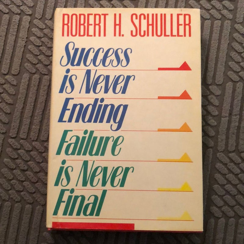 Success is Never Ending Failure is Never Final