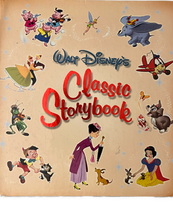 1st Edition Walt Disney's Classic Storybook Hardcover Book 2001