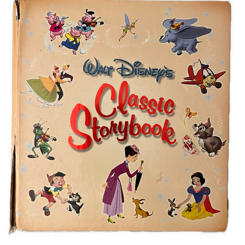 1st Edition Walt Disney's Classic Storybook Hardcover Book 2001