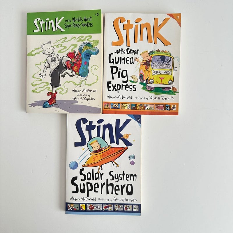 Stink book bundle, 3 books